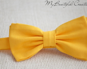 Yellow bow tie, bow tie fow men, bow tie for boys, baby boy bowite, summer bow tie, wedding yellow