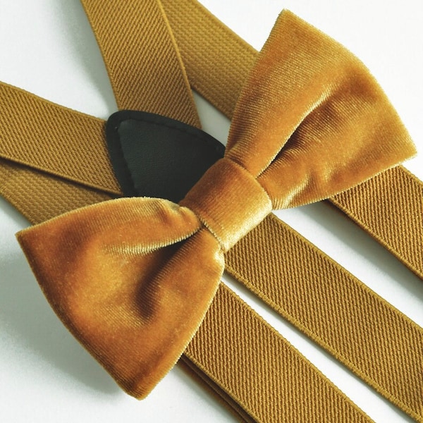 mens mustard tie