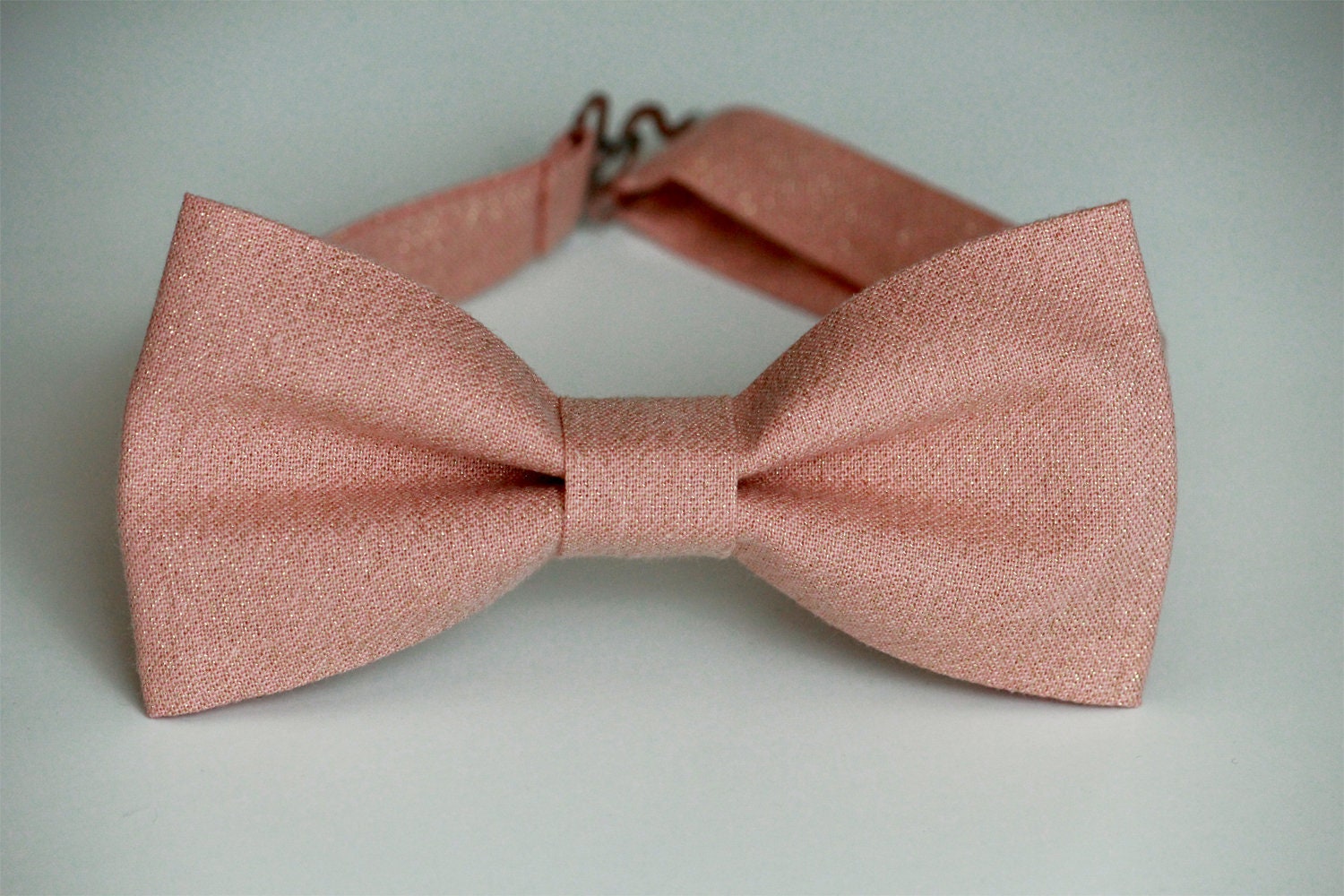 mens rose gold vest and bow tie