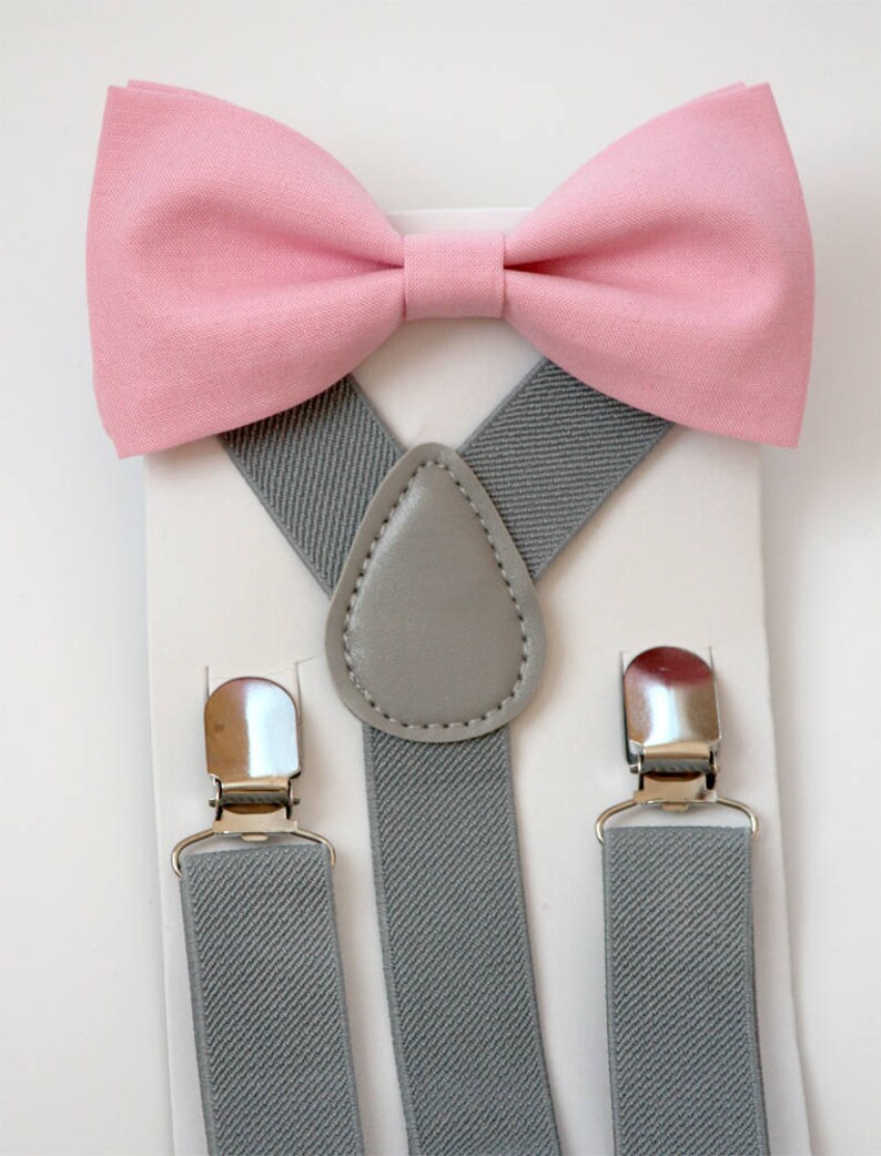 sparkly bow tie and suspenders