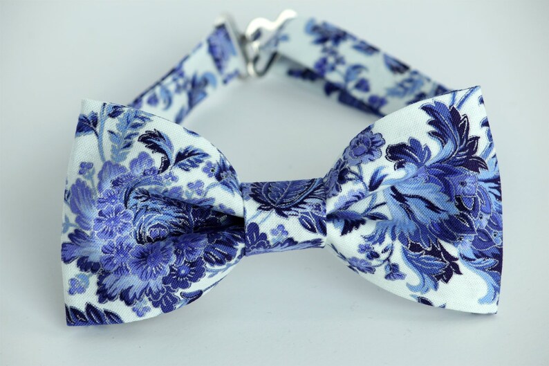 floral bow tie wedding