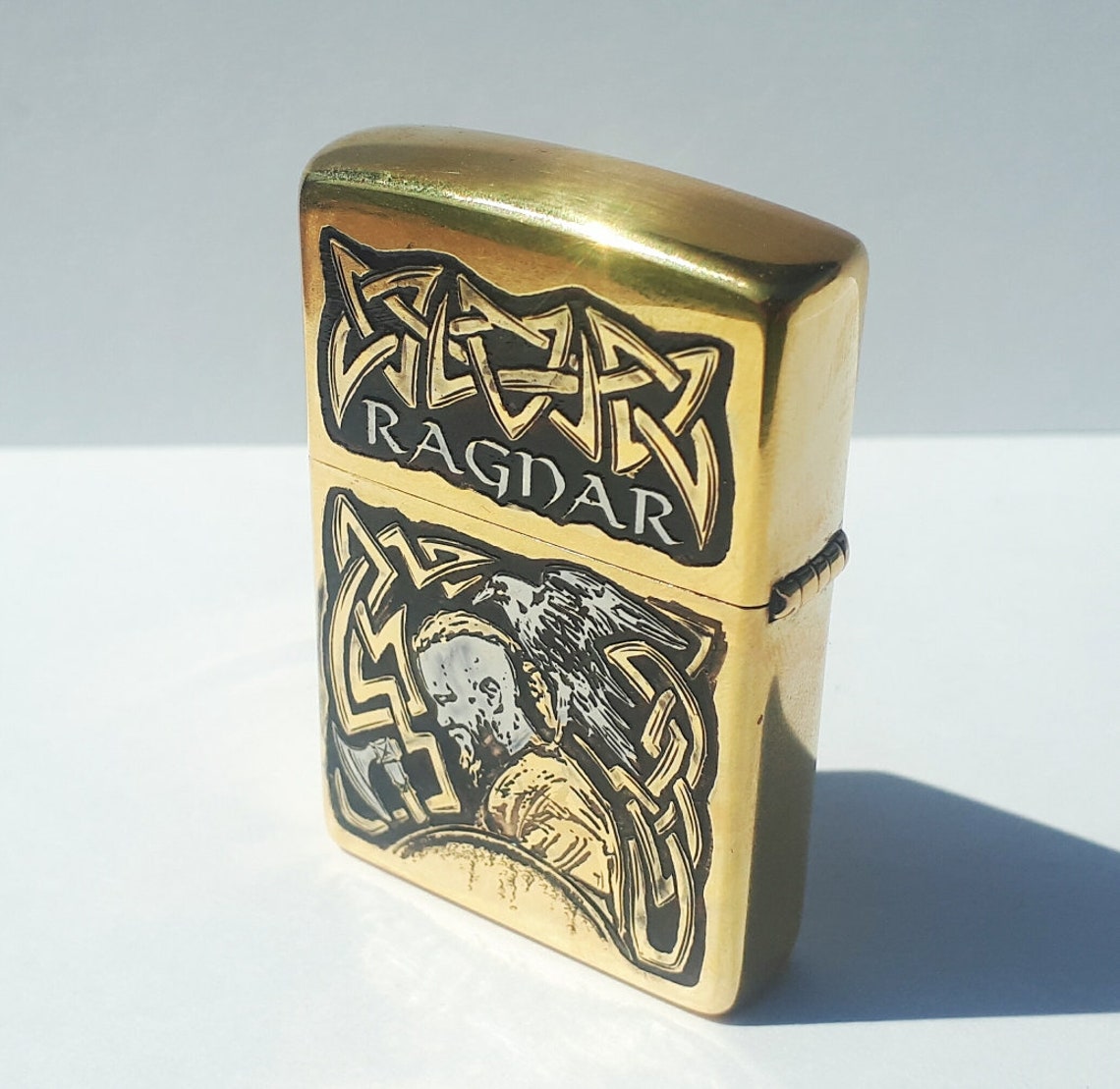 Ragnar. Viking warrior. Norse mythology. gold-plated gift | Etsy