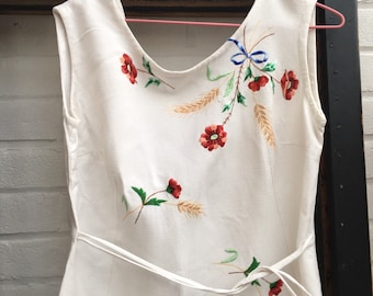 Embroidered Dress - Etsy UK