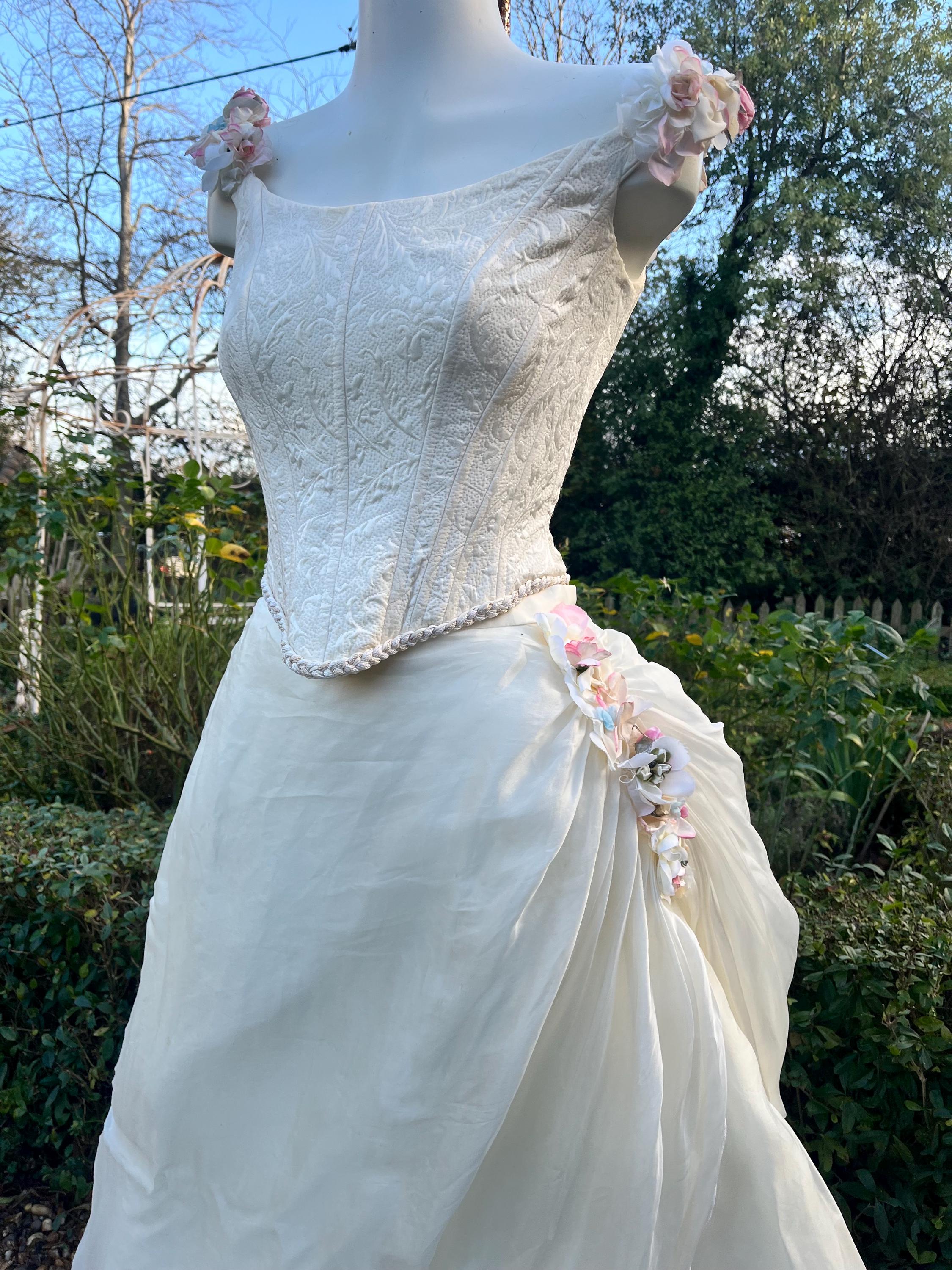 Pronovias Belt Bridal Antique Silver Gold NWT Silver Bridal Belts | wed2b main image 3