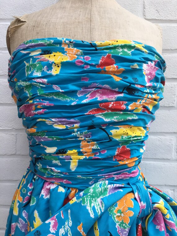 Vintage 80s Frank Usher dress s