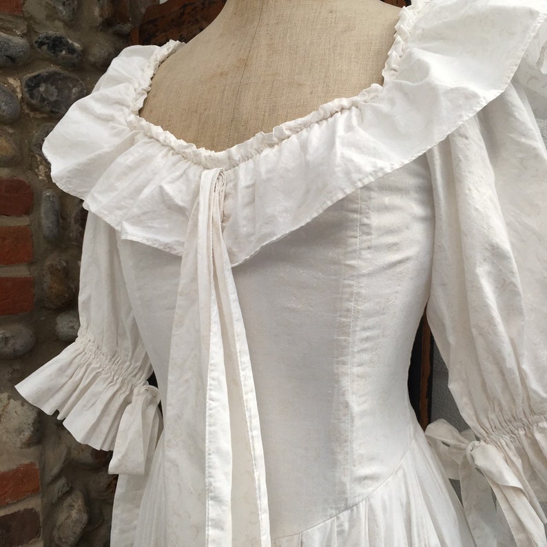Cotton Wedding Dress Vintage Wedding Dress Vintage Laura Ashley