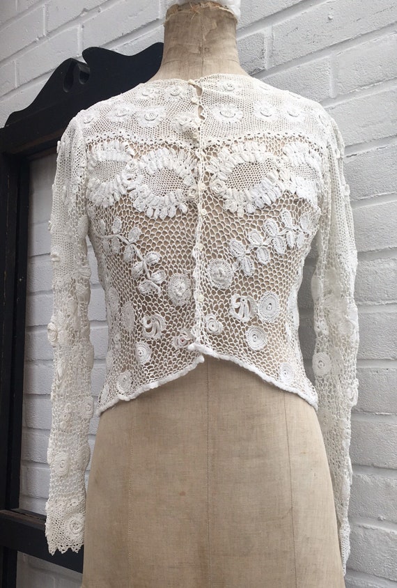 Vintage crochet top small