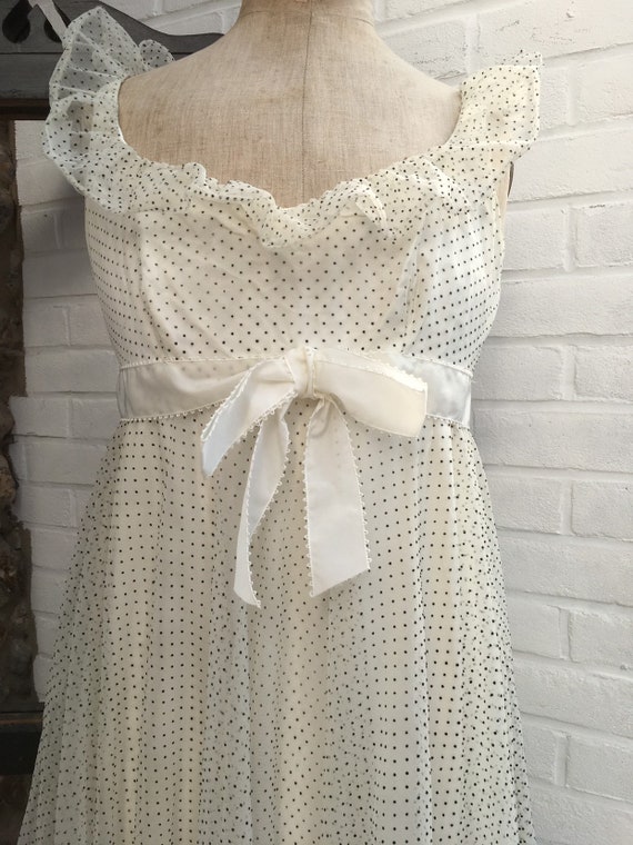 Vintage Jean Varon polka dot dress