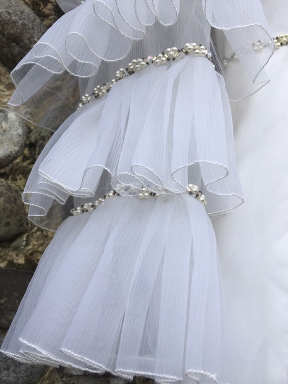 Vintage 70s boho renaissance wedding dress