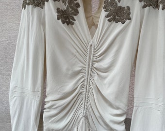 vintage 30s/40s white bridal / Occasion dress