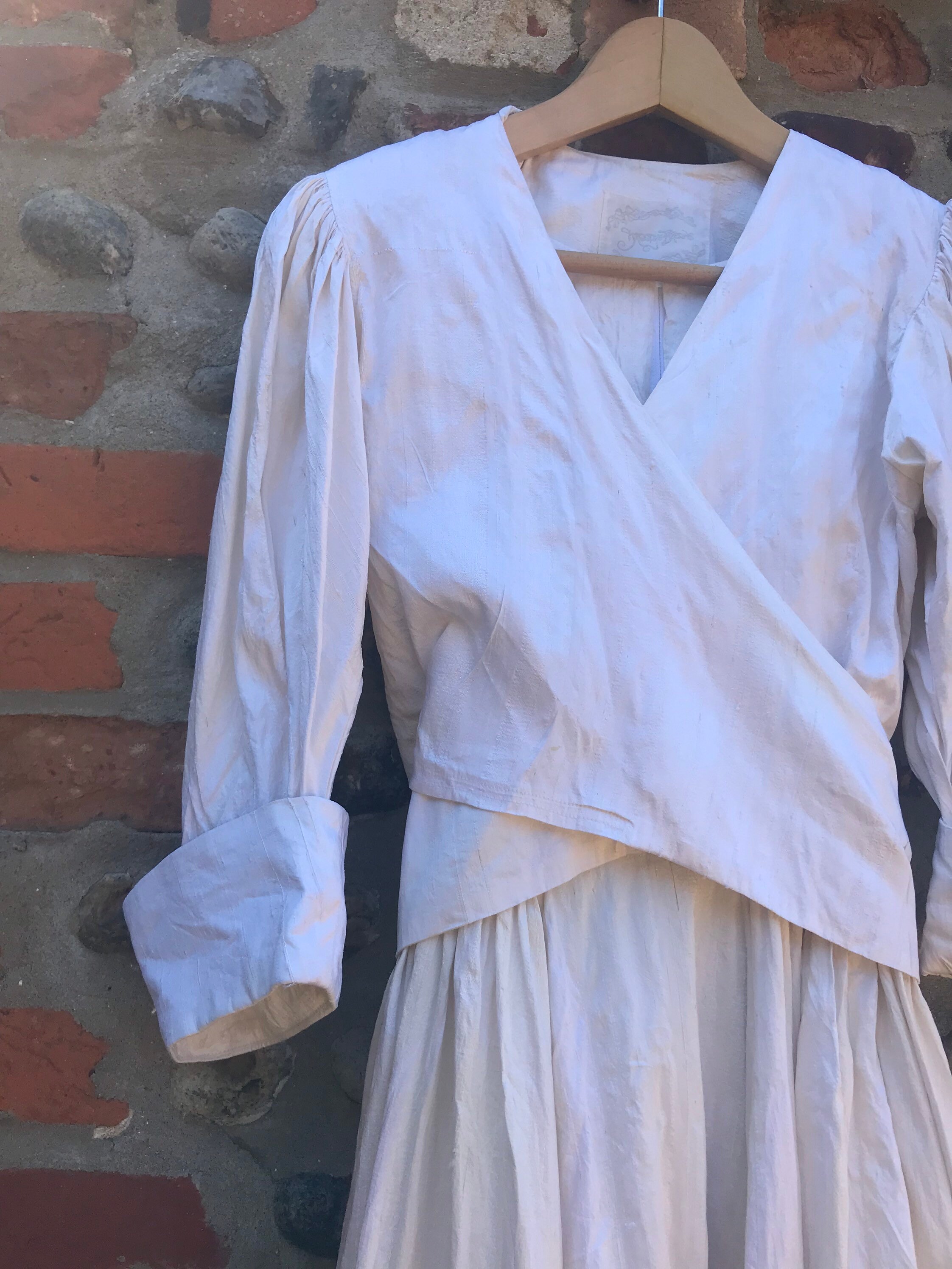 Vintage 80s Droopy and Browns Bridal Dress - Etsy