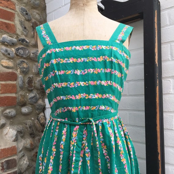 Vintage Horrockses floral print dress 50/60s