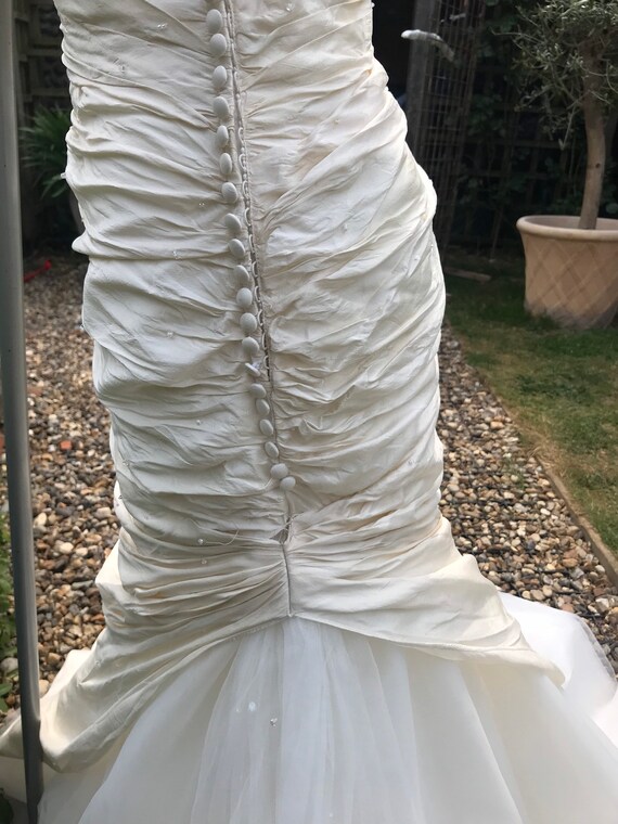 Preloved silk Ian Stuart bridal dress