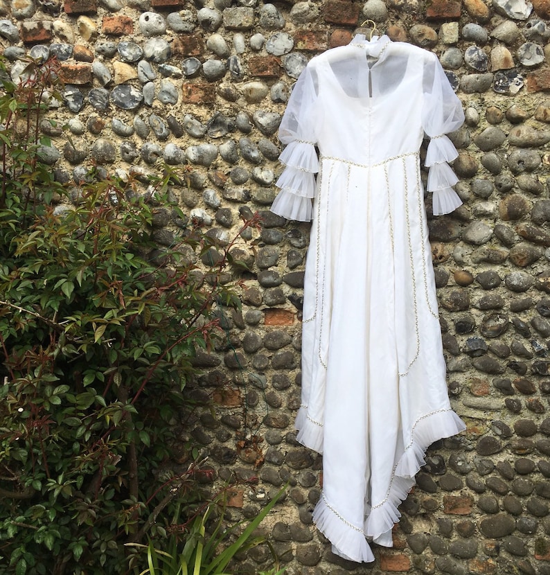 Vintage 70s Boho Renaissance Wedding Dress - Etsy