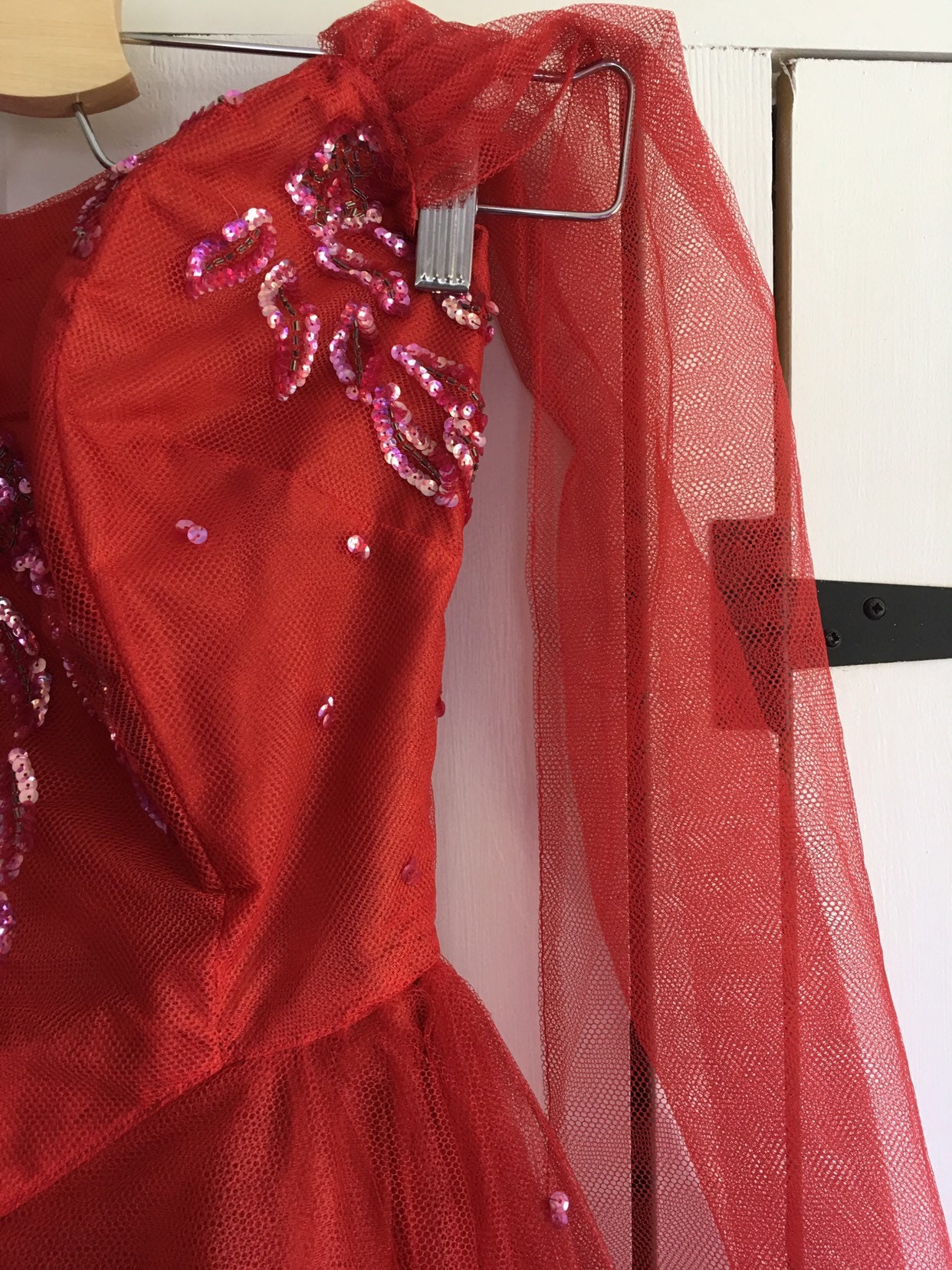 Vintage 50s tulle dress xs