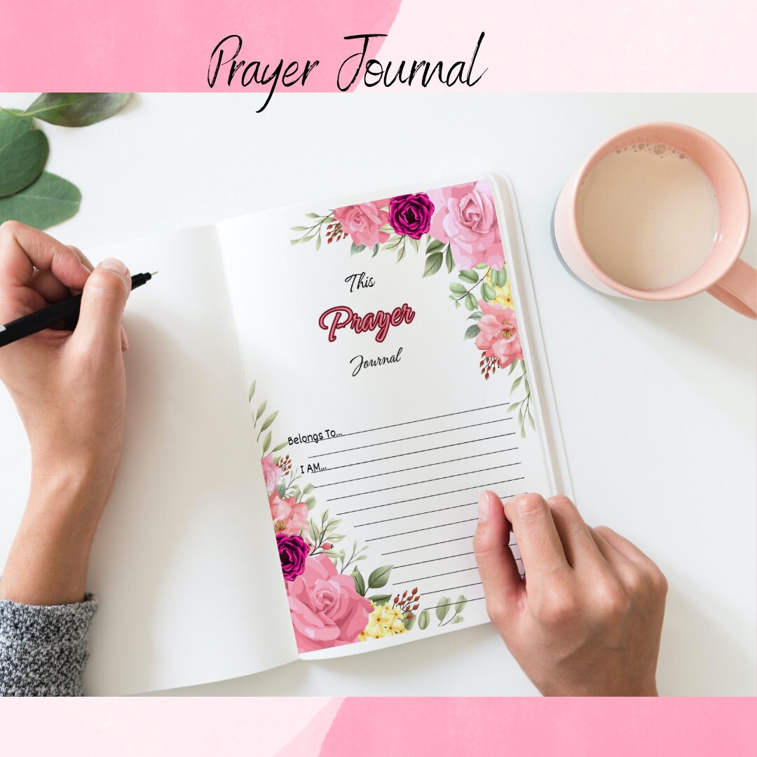 Printable Digital Prayer Journal for Women | Guided Faith Workbook | 30 ...