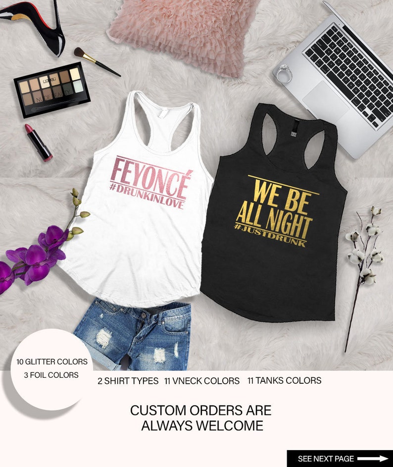 feyonce bridesmaid shirts