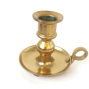 Vintage Swedish solid brass  candle holder, home décor, gift idea