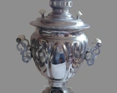 Russian Samovar made in TULA, Vintage Soviet SAMOVAR, Hot water kettle pot, Large electric kettle pot, Electric Tea Pot, Vintage kitchen