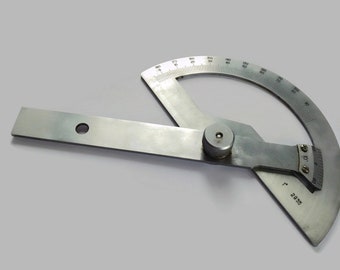 FACOM Winkelmesser Aus Edelstahl – 170 Mm Länge, 85 Mm Durchmesser, Mit Mm-Teilung