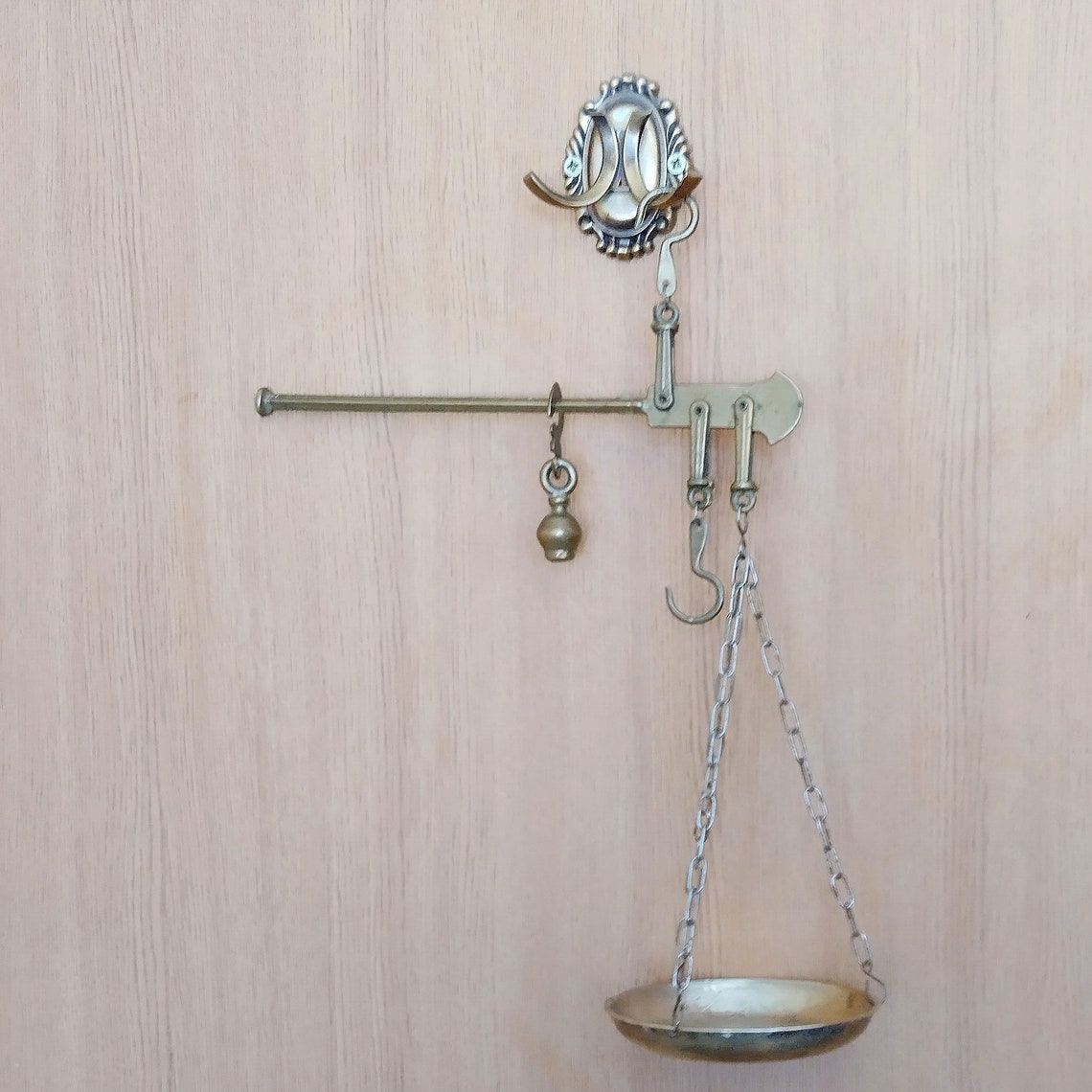Antique Scale Hanging Scale vintage Wall Hanger Vintage | Etsy