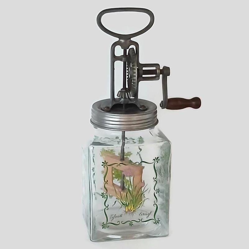 Vintage Rare GERMAN Glass Butter Cream Maker - Etsy