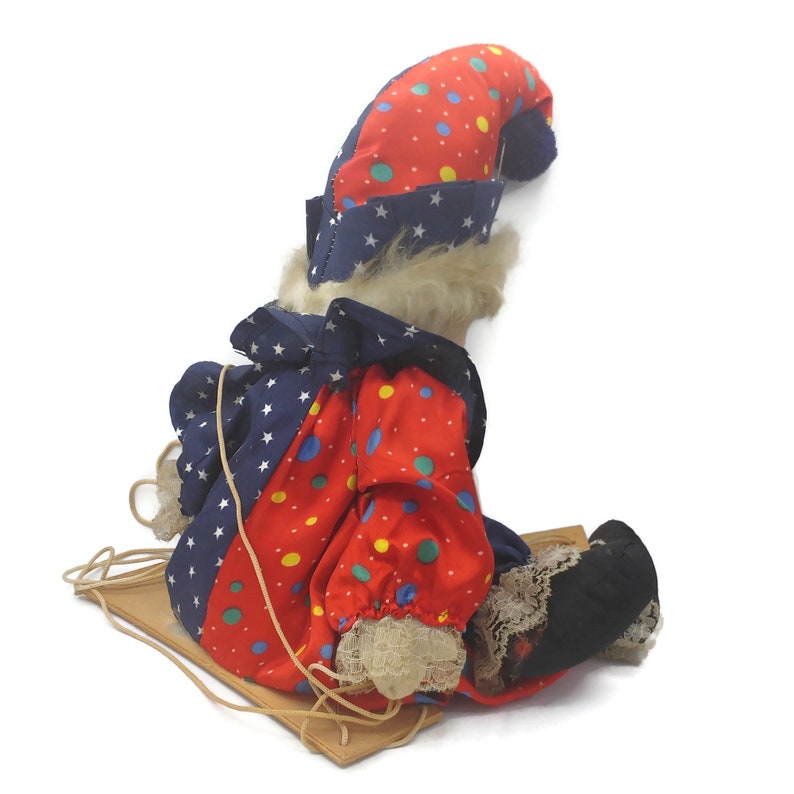 Vintage Large Porcelain Clown Doll, German Collectible Doll, Home Decor