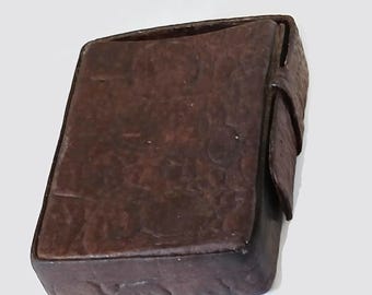 vintage 灰皿 シガレットケース ヴィンテージレザーシガレットケース レトロシガーカバー 本革