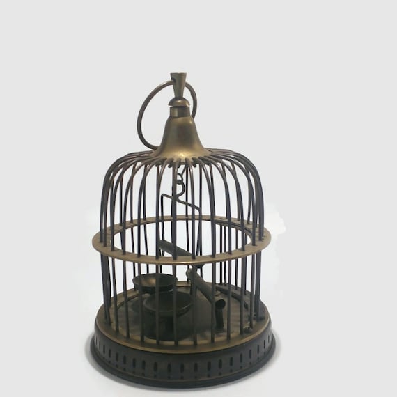 Vintage Solid Brass Bird Cage Decorative Victorian Bird House