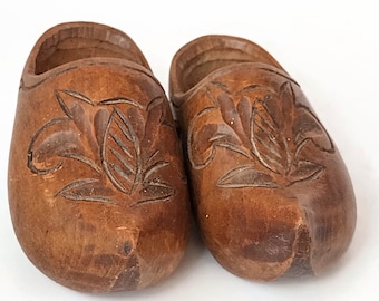 Vintage French Breton small shoes wood   wall mount décor ,  Home décor kitchen décor
