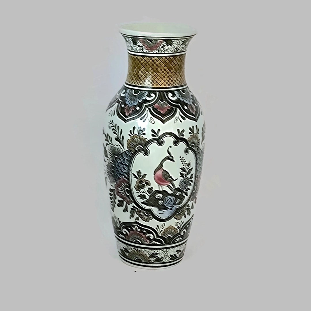 Villeroy&boch paon Designer/design 1960 Vase Porcelain European Vintage