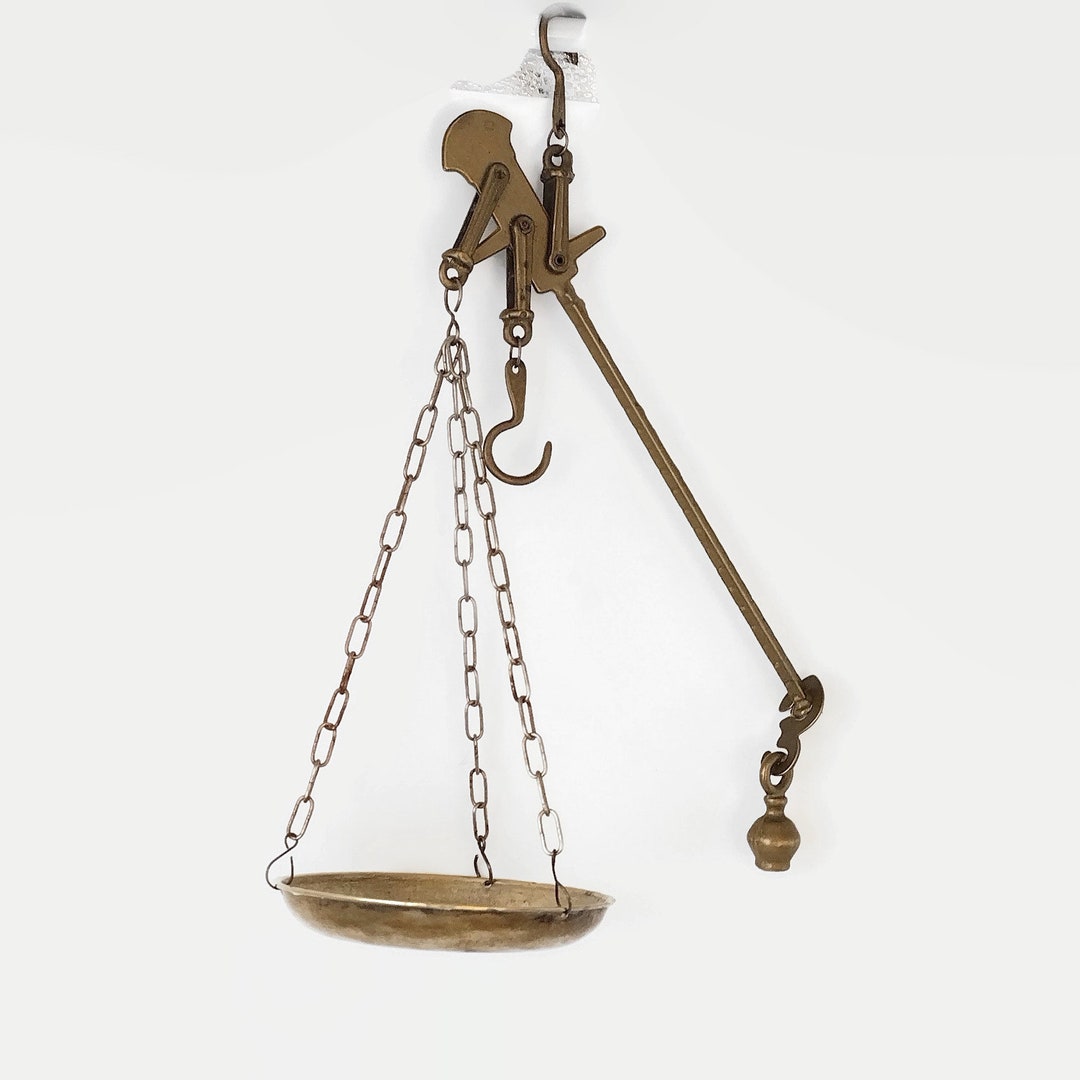 Antique Scale Hanging Scale vintage Wall Hanger Vintage - Etsy