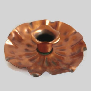 Vintage  made in the USA copper  Candlestick holder,  Candle holder,Vintage candle holder