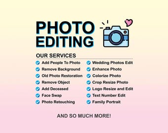 Servicios de Photoshop / Agregar o eliminar personas / Edición fotográfica personalizada / Retoque / Restauración / Manipulación