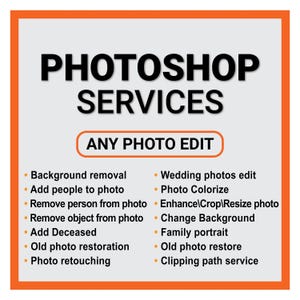 Photoshop Expert and Custom Photo Editing Service: Add or Remove People, Retouching, Restoration