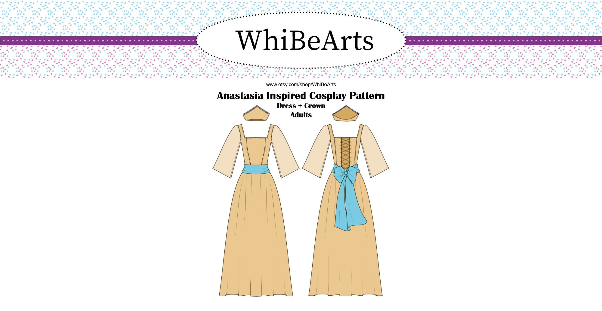 Youtube Anastasia Christmas Concert 2022 Vatican Anastasia Romanov Cosplay Pattern Bundle Dress Crown Pdf | Etsy Australia