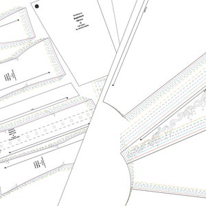 Motif Cosplay Raiponce Patron de couture PDF Multi-taille Adultes instructions incluses image 8