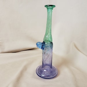 Rare Vintage Kosta Boda Art Glass Vase by Bertil Vallien - &quot;Wind Pipes&quot; #48174, 1970s Swedish Collectible, Unique Handmade Glass Art