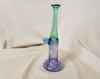 Vintage glazen vaas Kosta Boda Art – Bertil Vallien "Wind Pipes"
