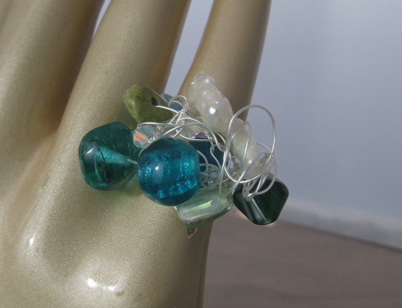 Valentines Day Gift Made in Hawaii Mother/'s Day Gift Pearl Ring Handmade Ring Jewelry Size 4 Ring Freshwater Pearl Handmade