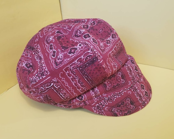 Reversible Red Bandana Bonnet Hat with Denim Lining Red Bandana Denim Bucket Hat With Split Back - Handmade - Etsy main image 3