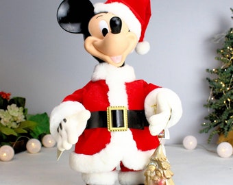 Vintage 1996 Disney Mickey Mouse Christmas Motion Figurine