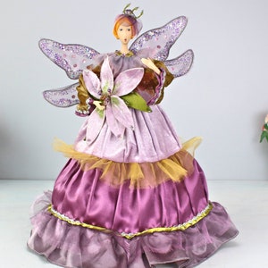 Angel Tree Topper Purple Dress - Etsy Angel Tree Topper Purple Dress - Etsy