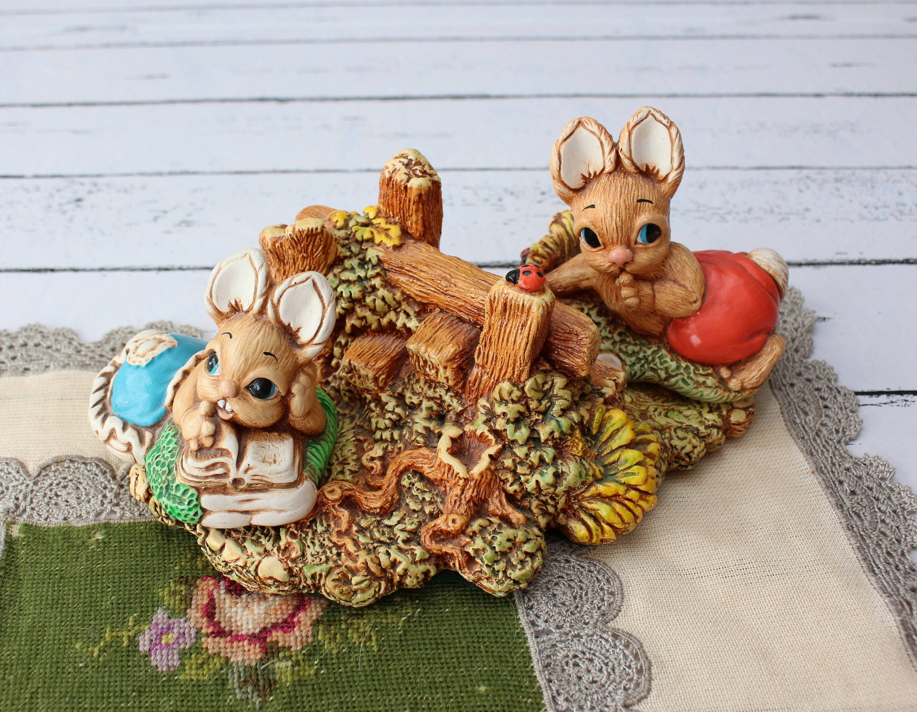 Pendelfin Rabbits Set - Etsy
