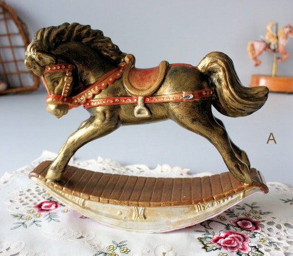 Rocking horse best sale brown