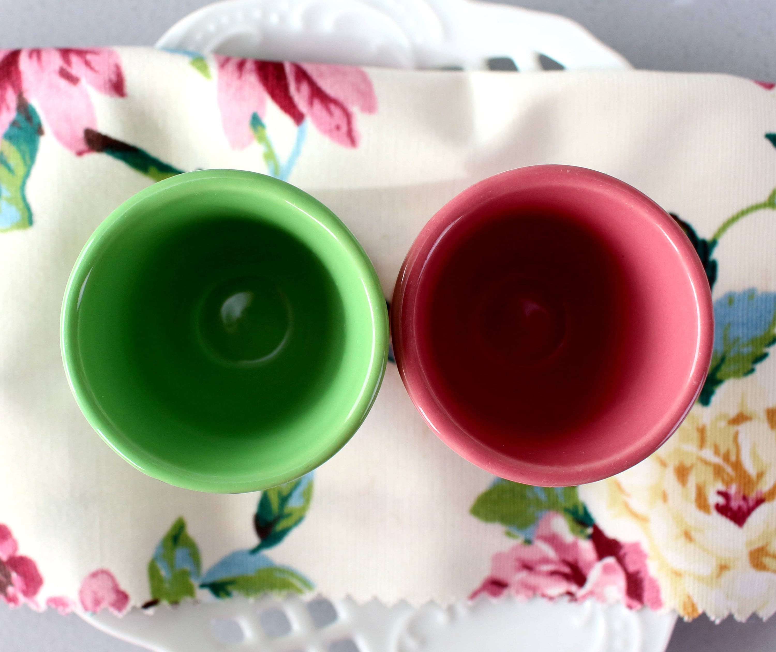 Vintage Egg Cup Holders Breakfast Egg Holders Ceramic Green Etsy Canada