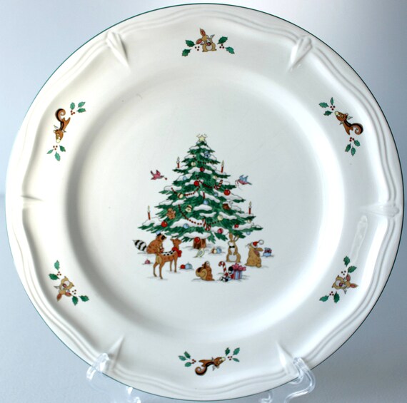 large christmas dinner plates