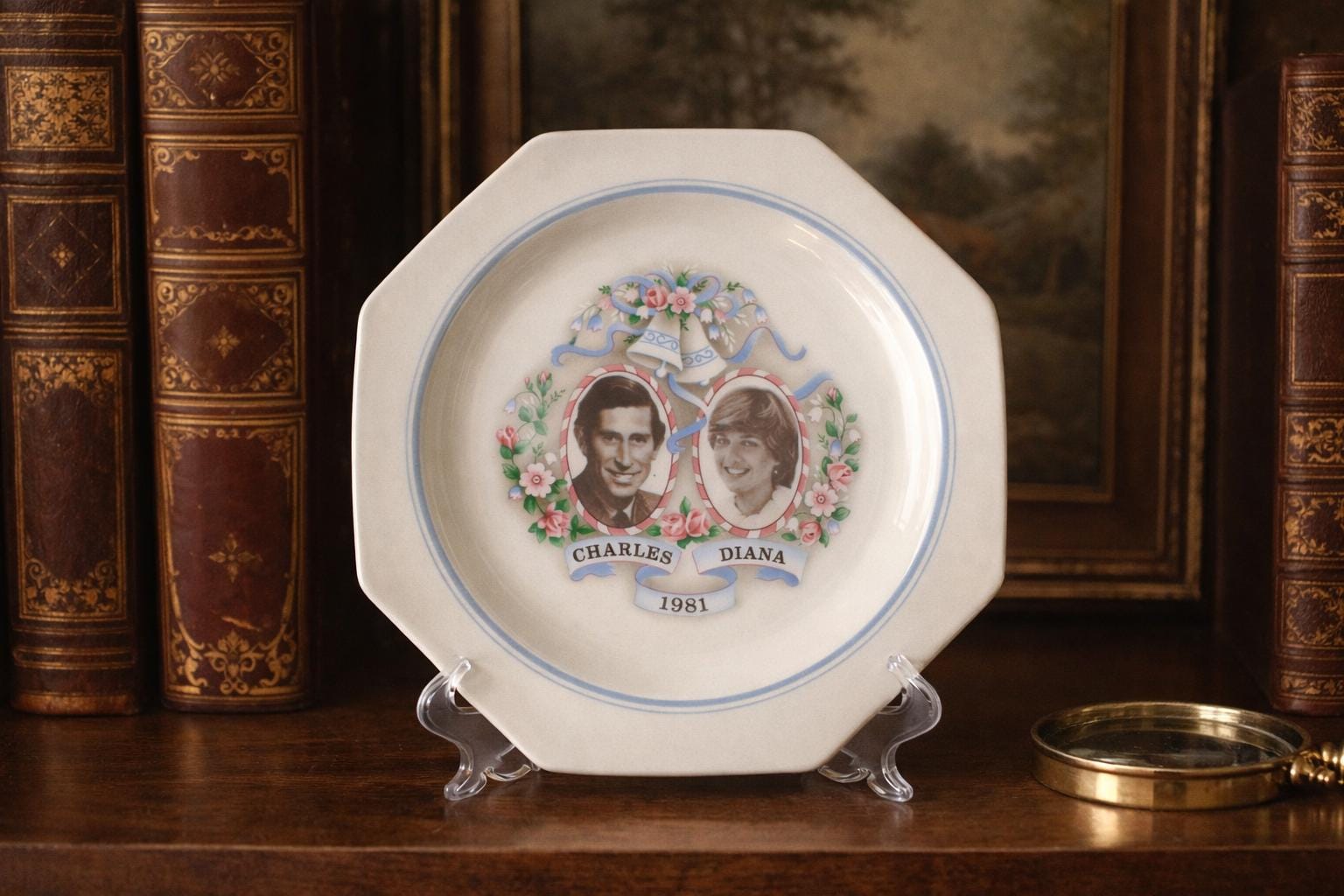 Charles Diana Wedding Commemorative Plate, 1981 J&G Meakin England