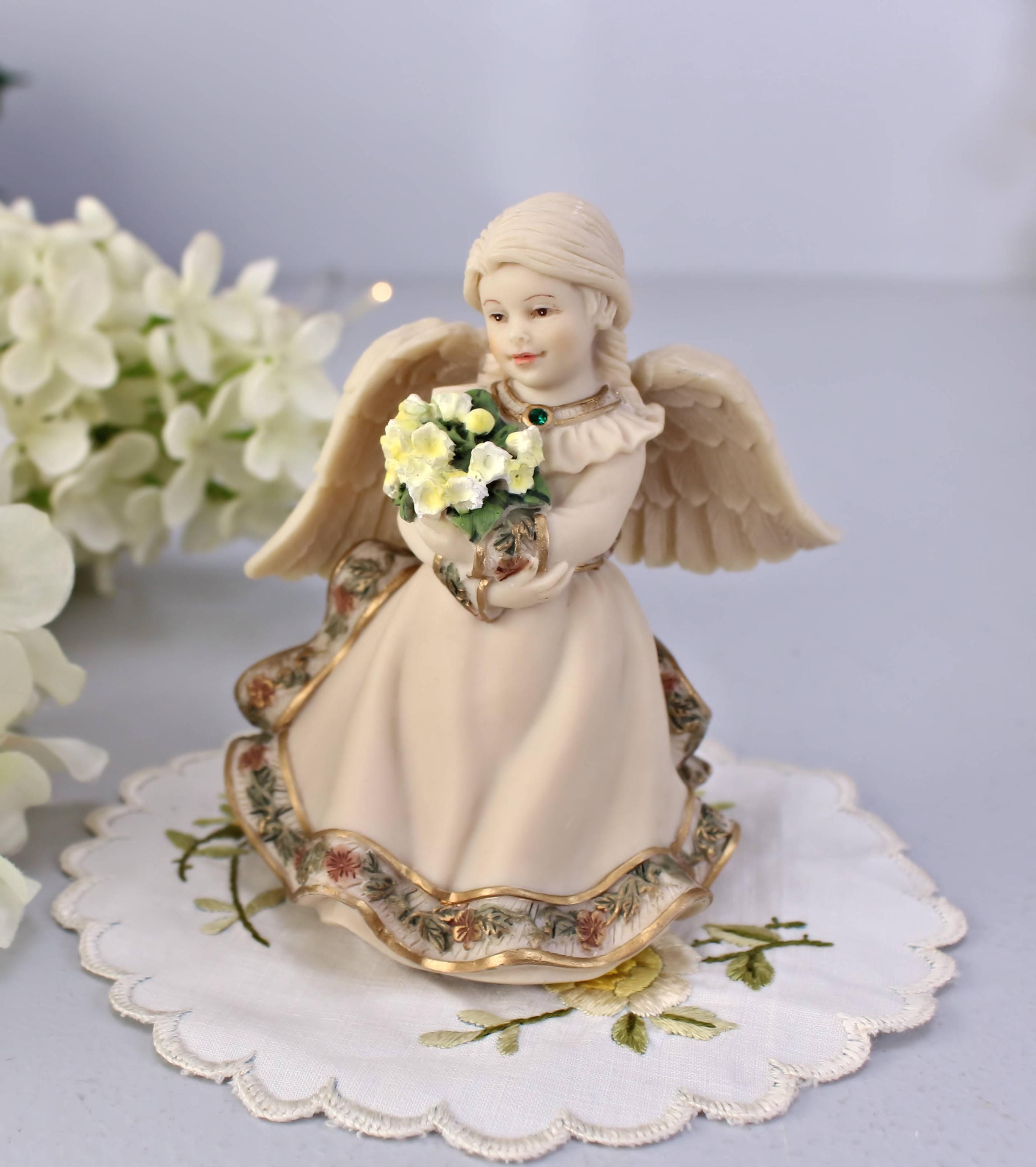 Sarah's Angels® 'MAY' Lily-of-the-valley Figurine, Collectable - Etsy
