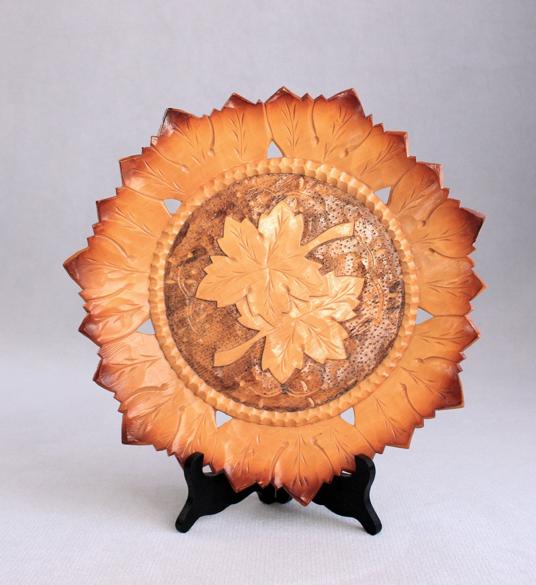 Wooden Plate Vintage Wooden Tray Wall Hanging Display - Etsy